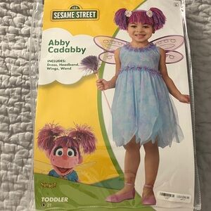 Sesame Street Abby Cadabby Costume from Spirit Halloween 2T toddler